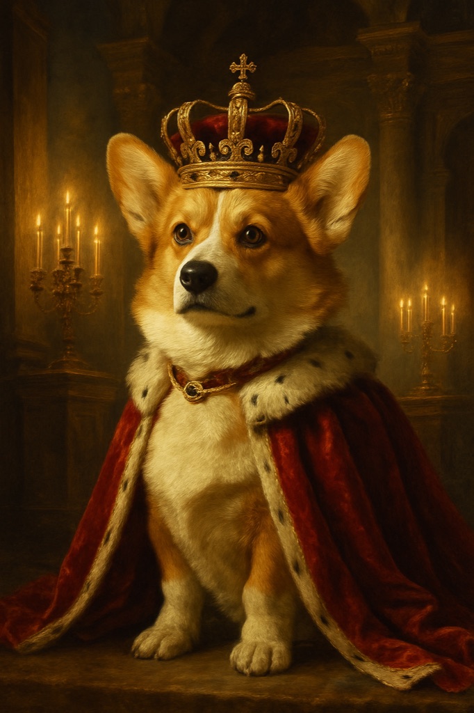 Your pet as royalty