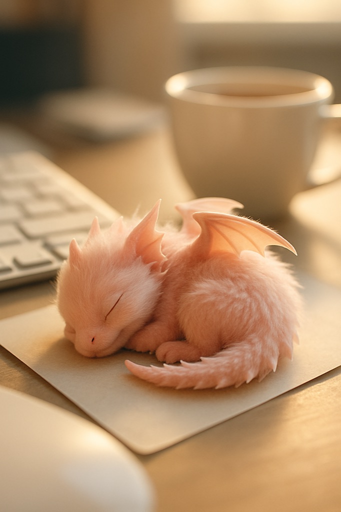 A tiny dragon on your desk
